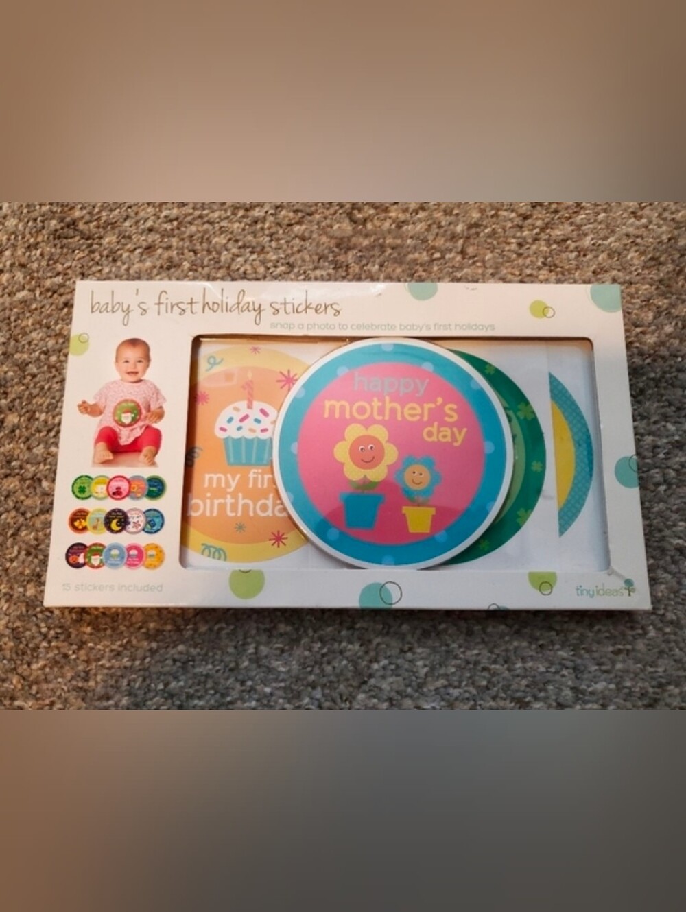 Babys 1st Holiday Stickers